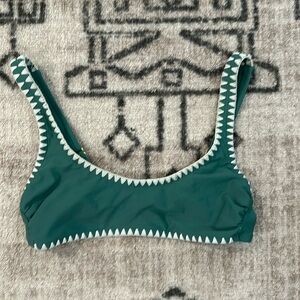 Green bikini top